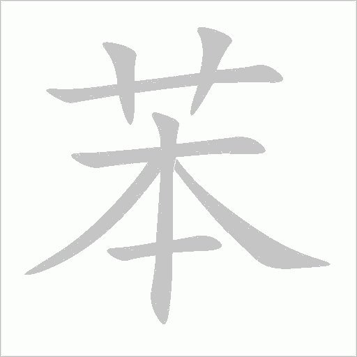 苯字动态笔顺演示