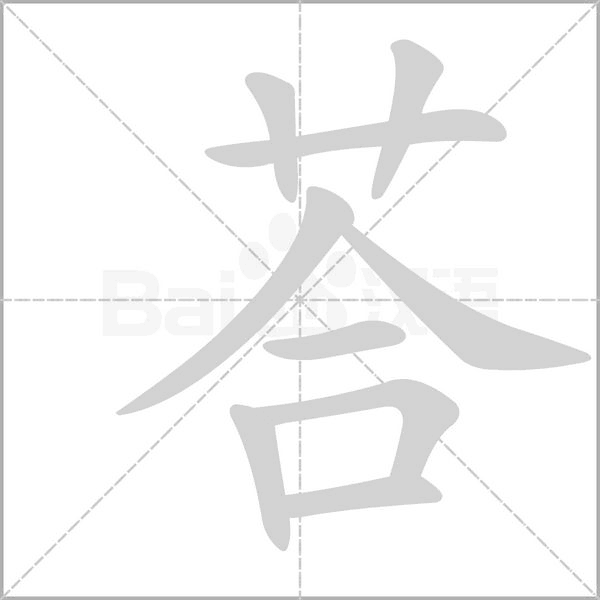 荅字动态笔顺演示