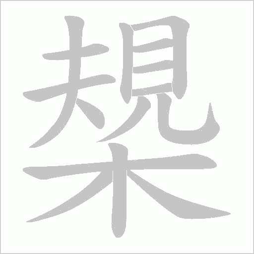 槼字动态笔顺演示