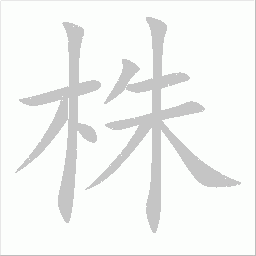株字动态笔顺演示
