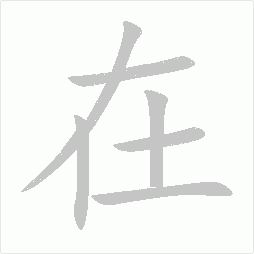 在字动态笔顺演示