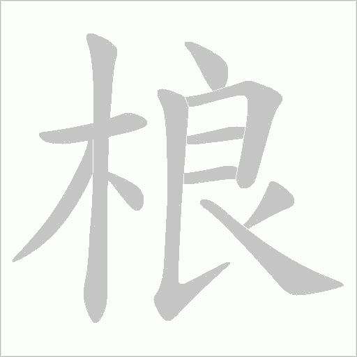 桹字动态笔顺演示