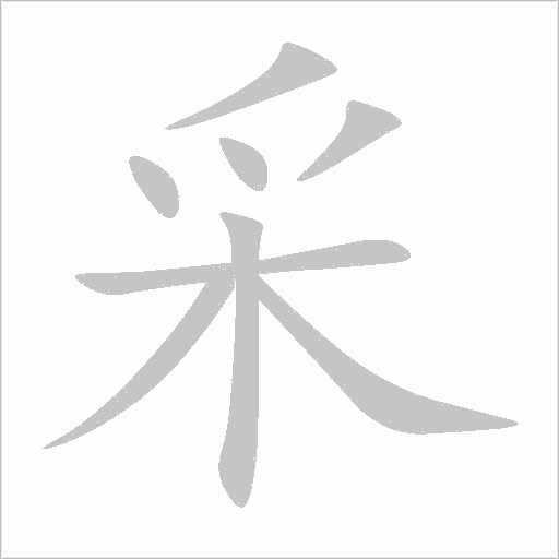 采字动态笔顺演示