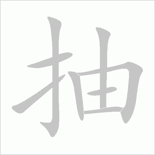 抽字动态笔顺演示