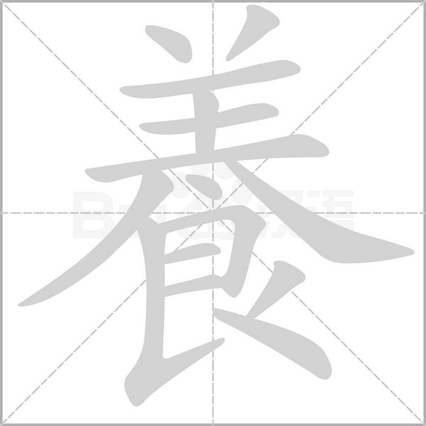 養字动态笔顺演示