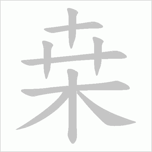桒字动态笔顺演示