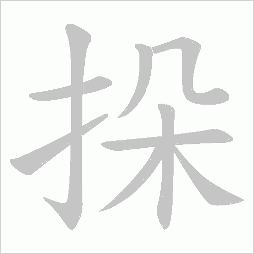 挆字动态笔顺演示