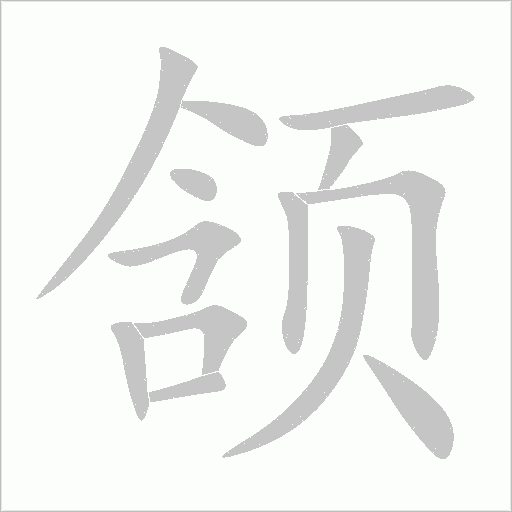 颔字动态笔顺演示