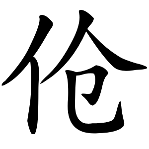 伧字字形图片