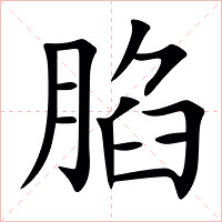 䐄字字形图片
