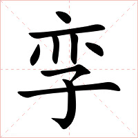 孪字字形图片
